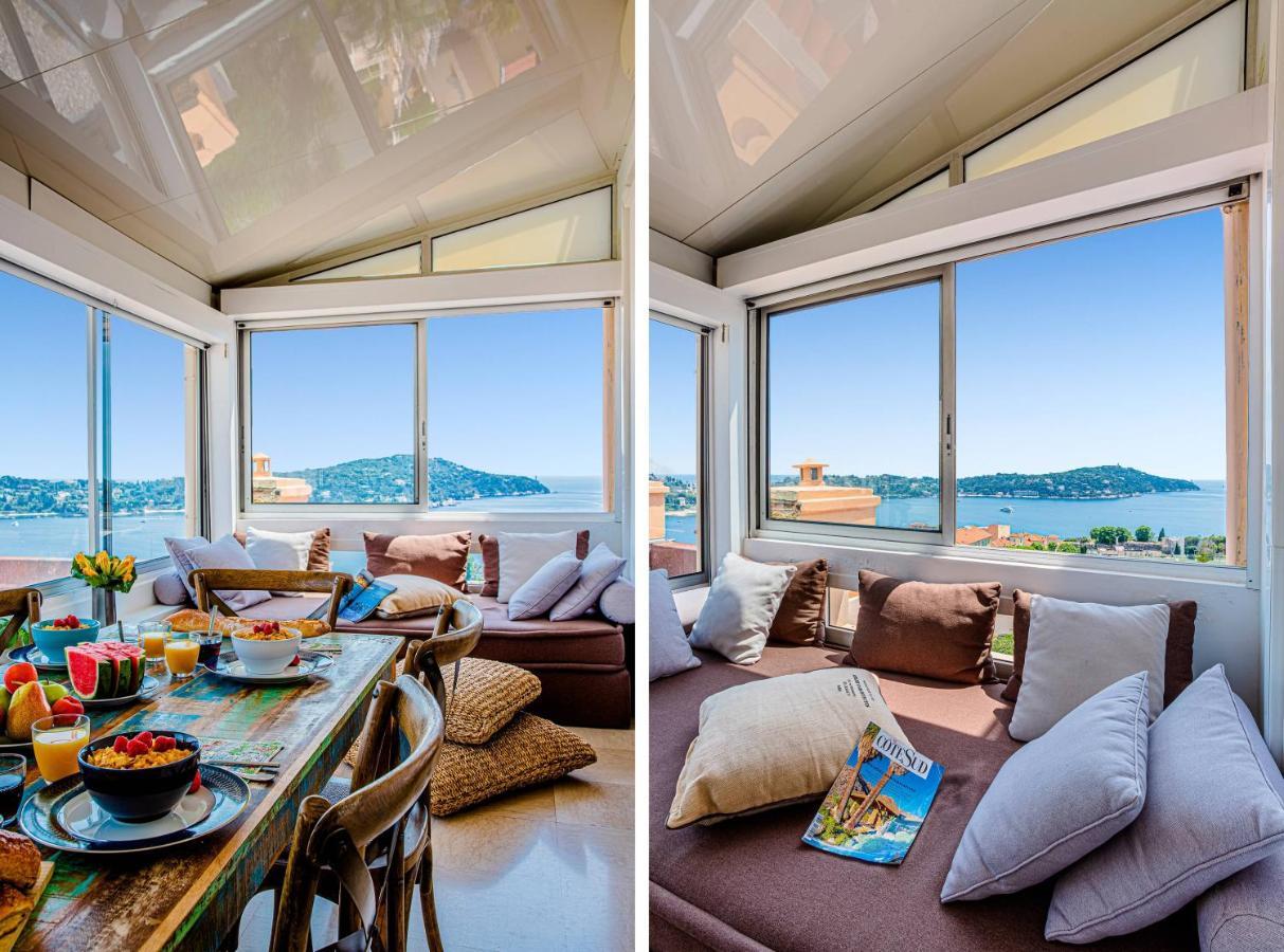 My Casa - Villefranche Cauvin - Panoramic Sea View Ac Exterior foto